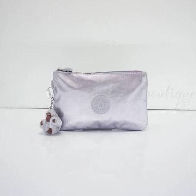 Bolsa de accesorios cosméticos Kipling VIV poliamida KI2067 esmerilada lila metálica $34 Foto 1 de 4