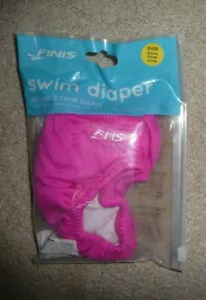 Sombrero de baño reutilizable para piscina FINIS para bebés niños pequeños niñas rosa talla XL 18-24 mos - Imagen 1 de 3