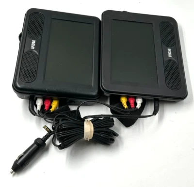 RCA DRC69707 Mobile DVD System w/Dual Screens, Power Adapter - Image 1 of 3