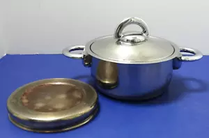 Kuhn Rikon Durotherm pentola, coperchio e sottopiumino acciaio inox inox # 3283 1 litro 14 cm - Foto 1 di 22