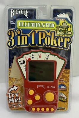 2004 Bicycle 3 in 1 Poker Illuminated Working Brand New FREE SHIPPING - Imagem 1 de 2