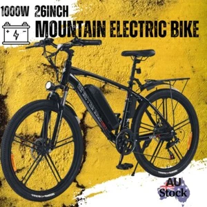1000W Motor Electric Bike eBike Mountain Bicycle 26 Inch E-Bike Commuter Au - Picture 1 of 11