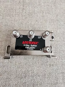 3-Way Splitter for Coaxial Cable Antronix CMC2003U -7dB & -3.5dB output - Picture 1 of 4