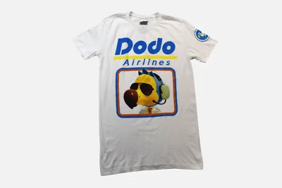Animal Crossing: New Horizons Mens Dodo Airlines Wilbur White T-Shirt New XS-XL - Image 1 of 4
