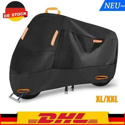 210D Motorrad Garage Abdeckplane Ganzgarage Roller Moped Abdeckung Schutzhülle - Bild 1 von 4