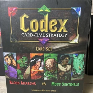 Codex Card-Time Strategy Core Set Gioco, Blood Anarchs vs Moss Sentinels COMPLETO - Foto 1 di 15