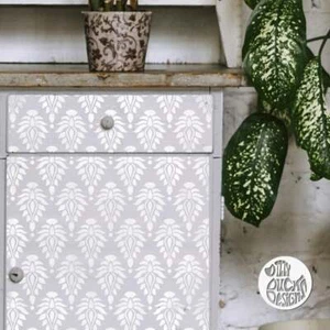 Plantilla India de Dizzy Duck - Plantilla Decoración Damasco Indore para Muebles - Imagen 1 de 6