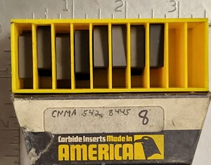 Newcomer Carbide Inserts CNMA-542 8445 (8 pcs) - Picture 1 of 3