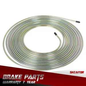 25 Ft. 3/16" Brake Line Tubing Coil- Flexible Double Galvanized w/o 16 Fittings - Bild 1 von 10