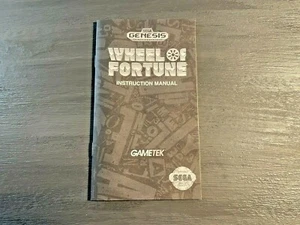 Glücksrad Sega Genesis Handbuch - Bild 1 von 5