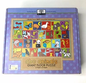 Green Start ABC Animals Giant Floor Puzzle Learning Preschool 35 Pieces - Picture 1 of 5