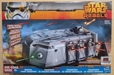 STAR WARS -Rebels Imperial Troop Transport Hasbro w/Firing Missle Launchers NEW! - Image 1 of 4