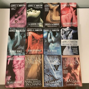 Anita Blake Ser. by Laurell K. Hamilton, Books 1-11 & 13 (Mass Market Papebacks) - Foto 1 di 9