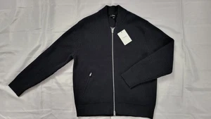 NEU THEORY HERREN RYKA CASHTON FRONT REISSVERSCHLUSS STRICK LANGARM PULLOVER JACKE GRÖSSE M - Bild 1 von 4