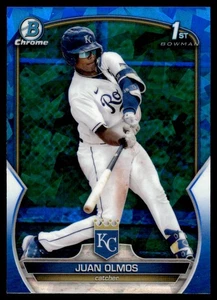 2023 Bowman Chrome Prospects Sapphire Edition Juan Olmos Kansas City Royals - Picture 1 of 2