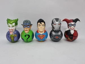 Harley Quinn Joker Superman Iron Man The Riddler DC action figures Mini Rockerz - Picture 1 of 3
