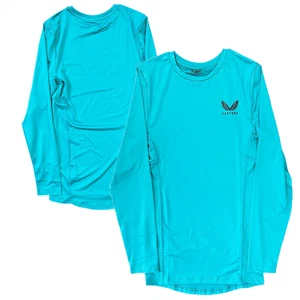 Castore Men's Baselayer Top (Size XS) Green Long Sleeve Baselayer - New - Picture 1 of 3