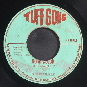 BOB MARLEY & WAILERS: road block / rebel music TUFF GONG 7" Single 45 RPM - Imagen 1 de 2