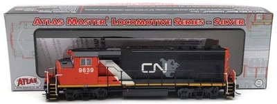 Atlas 10001400 HO Canadian National GMD GP40-2W CN Late Version Diesel #9639 LN - Image 1 of 4