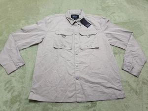 Native Youth Mens Gray Long Sleeve Button Down Shirt XL READ - Picture 1 of 12