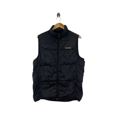 Jaqueta CONVERSE ALL STARS Chuck Taylor colete acolchoado zíper corta-vento ao ar livre - Imagem 1 de 4