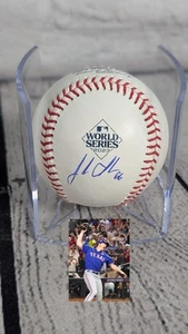 Josh Sborz Rangers 2023 MLB World Series Champions Signed World Series Baseball - Picture 1 of 2