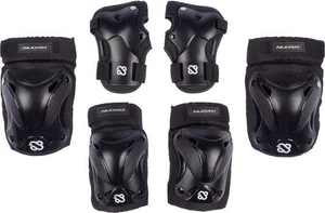 Juego de goletas rodilleras mano coderas skate protectores set talla S- Nijdam - Imagen 1 de 5