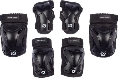 Knieschoner Hand Ellbogenschoner Skate Protektoren Schoner Set Gr. S- Nijdam - Bild 1 von 4