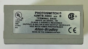 Base de terminal interruptor de fotos Allen Bradley 42MTB-5004 Ser B - Imagen 1 de 4