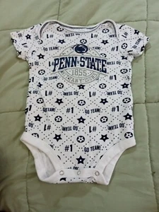 Penn State Nittany Lions Proedge Infant Unisex Bodysuit & Bib Set Sz 6/9 Mo NWOT - Picture 1 of 9