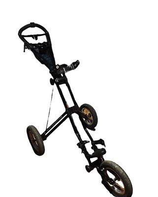 Sun Mountain Speed Cart V1 3-Wheel Folding Push Cart Black - Image 1 of 4