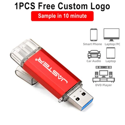 High Speed Real Capacity OTG for Android USB 3.0 Flash Drive Type-C Pen Drive - Image 1 of 4