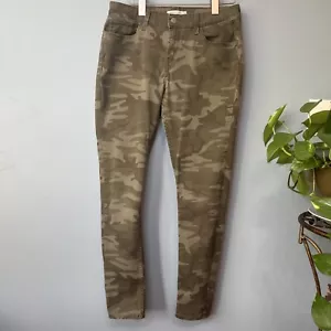 Levi’s 535 Super Skinny Camouflage Jeans Green. Women’s Size 32 (actual 30x28) - Picture 1 of 9