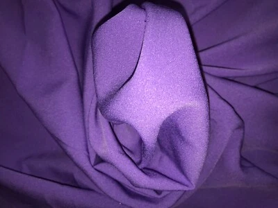3.10mx1.10m wide of purple fine dress fabric - Image 1 of 3