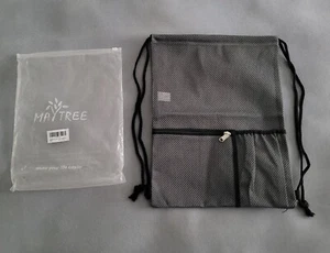 Maglia MAYTREE, resistente, cordino, zaino per spiaggia/nuoto, nuovo da viaggio con borsa - Foto 1 di 8
