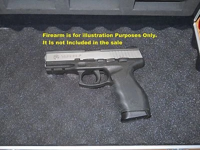 Lote de (4) estuches/maletines plateados acolchados con carcasa dura de aluminio para armas Foto 1 de 4