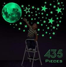 435Pcs Glow In The Dark Luminous Stars And Moon Planet Space Wall Stickers Decal