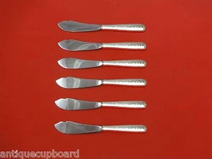Rambler Rose by Towle Sterling Silver Trout Knife Set 6pc. Custom Made 7 1/2" - Picture 1 of 1