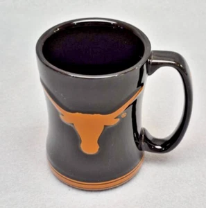 University of Texas Longhorns 14 oz Black Ceramic Coffee Mug Boelter Brands - Picture 1 of 8