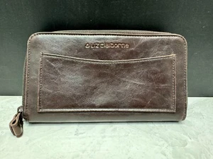 Vintage Liz Claiborne Wallet, Credit Card Holder, Coin, credit card Purse-Brown - Picture 1 of 4