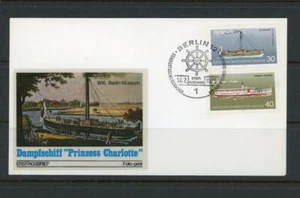 Germany Berlin 1975 SG B467-8 Pleasure Boats Ships Princess Charlotte FDC - Picture 1 of 1