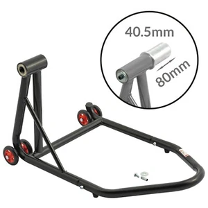 Cavalletto Monobraccio Posteriore Perno Moto Universale Metallo Nero Pin 40.5 mm - Bild 1 von 3