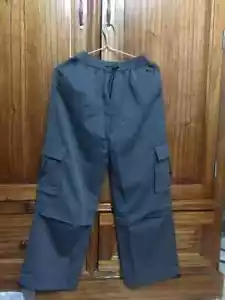 Women's Drawstring Cargo Pants - Picture 1 of 3