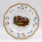 Rare Hand Painted Meissen Cat Cabinet Plate, Circa 1900