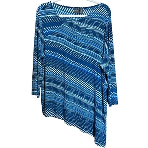 Top tunica Chicos Travelers donna XL 3 multicolore stampa boho camicetta maglia aderente - Foto 1 di 9