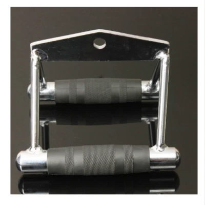 Triangle V Close Grip Seated Steel Row Bar Cable Machine Equipment Back Training - Image 1 of 3