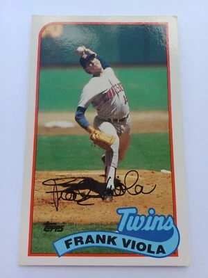 1989 Topps Baseball Talk/LJN #81 Frank Viola Twins - Image 1 of 2