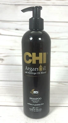 CHI Argan Oil plus Moringa Oil Blend Hair Shampoo 11.5oz - Image 1 of 4