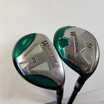Warrior	TE 4 Wood  & 3 19 Hybrid Iron Right Handed Tour 3.1 Graphite Shafts - Image 1 of 4