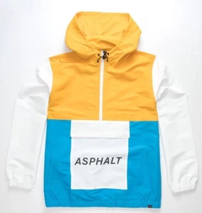 Nueva Chaqueta ASPHALT Blue Bird Para Hombre Anorak Ligera TALLA GRANDE RMHD-338 - Imagen 1 de 2